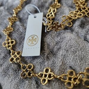 Tory Burch 15 Inch Gold Toned Necklace